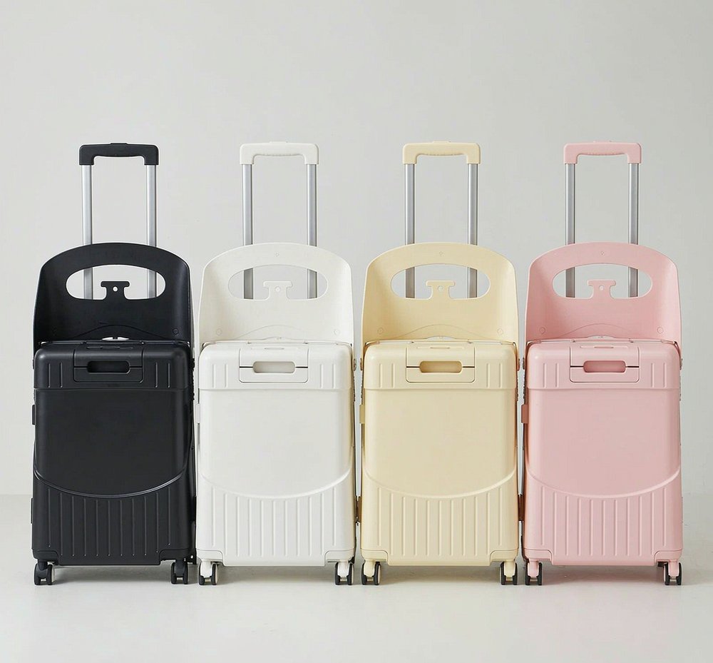JY902 kids suitcase - 4 colors yellow black white pink